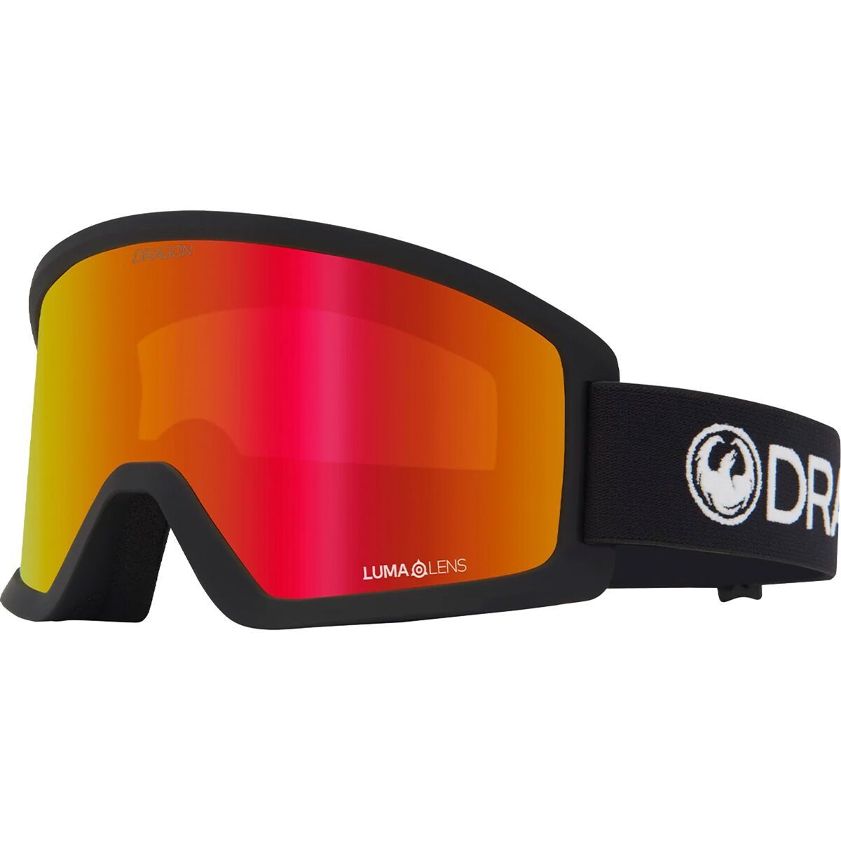 Image of Dragon DX3 OTG L Goggles Black/LL Red Ion, One Size
