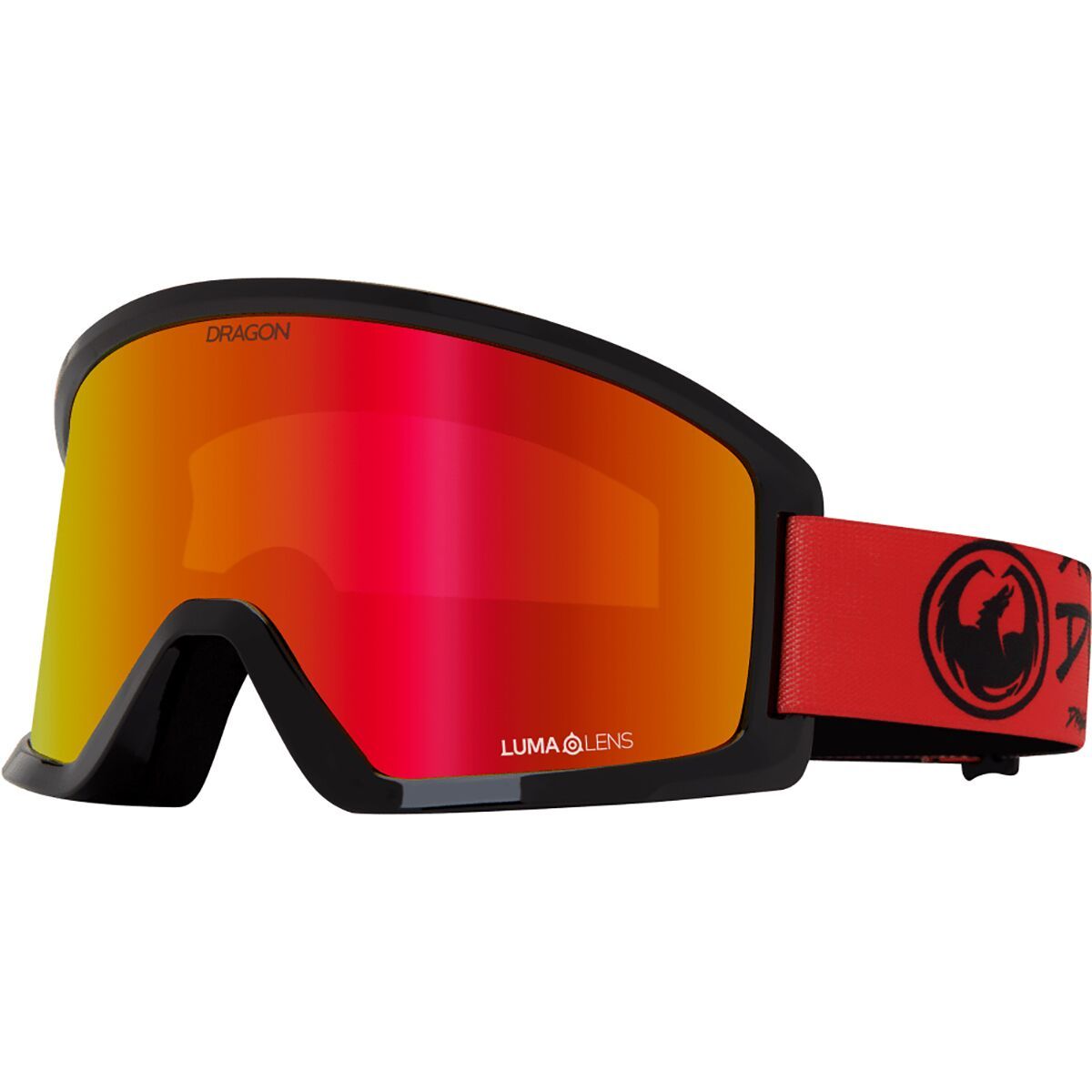 Dragon DX3 OTG L Goggles Tag/LL Red Ion, One Size