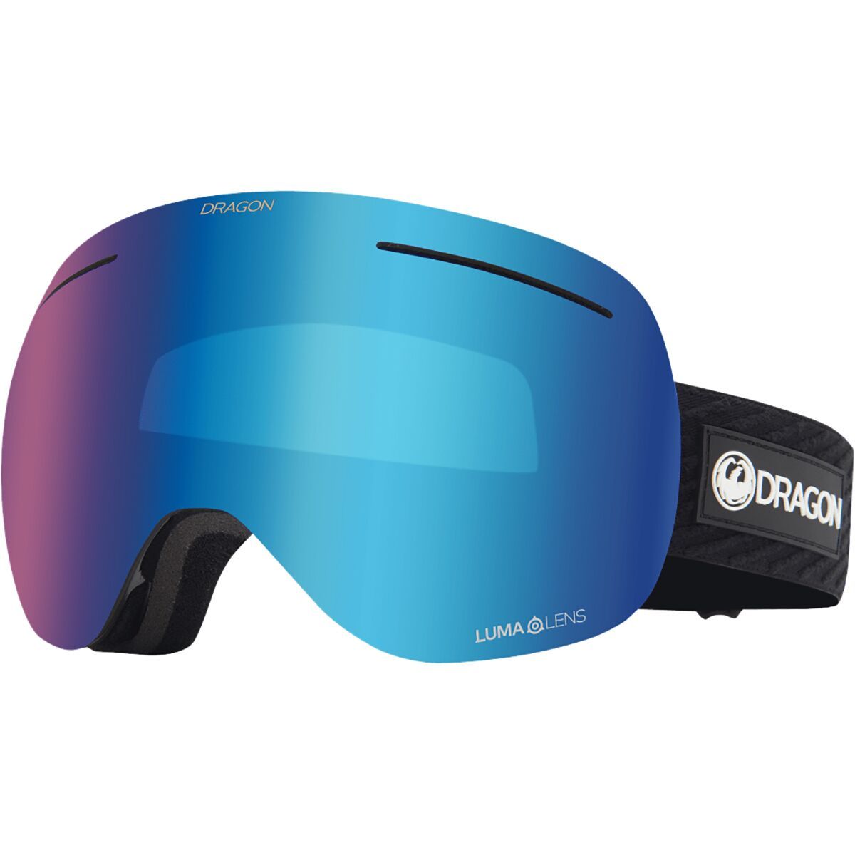 Image of Dragon X1 Goggles Iconblue/LL Blue Ion, One Size