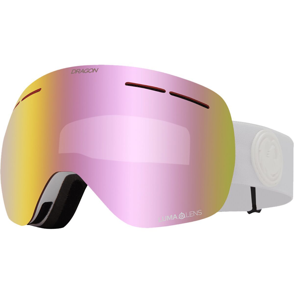 Dragon X1s Goggles Whiteout/LL Pink Ion, One Size