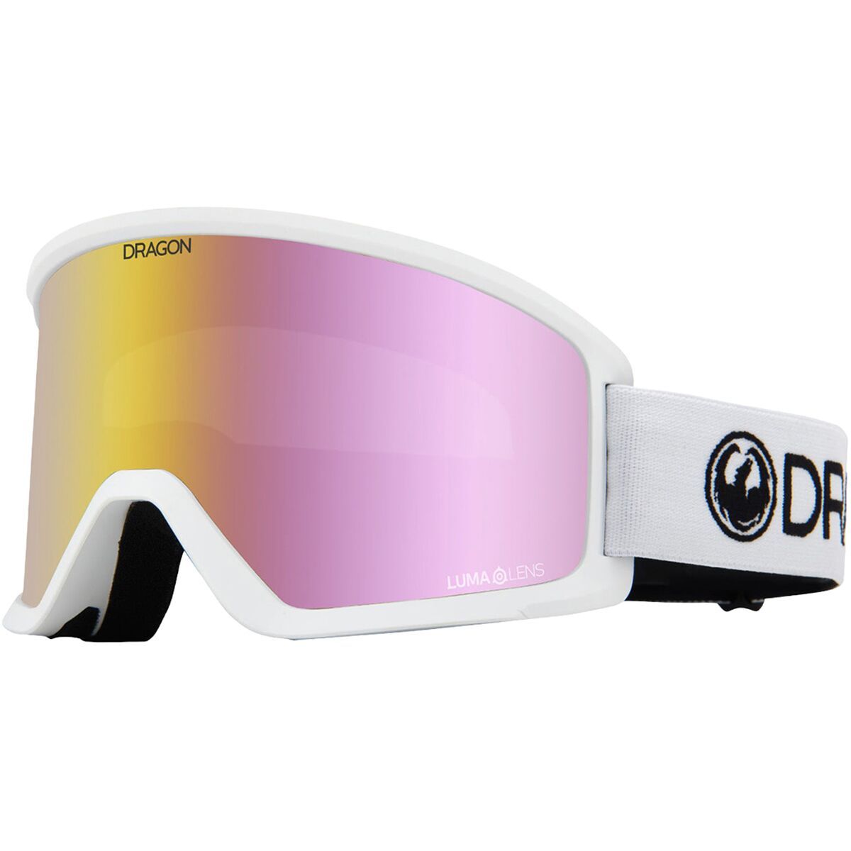 Image of Dragon DX3 OTG Goggles White/Lumalens Pink Ion, One Size