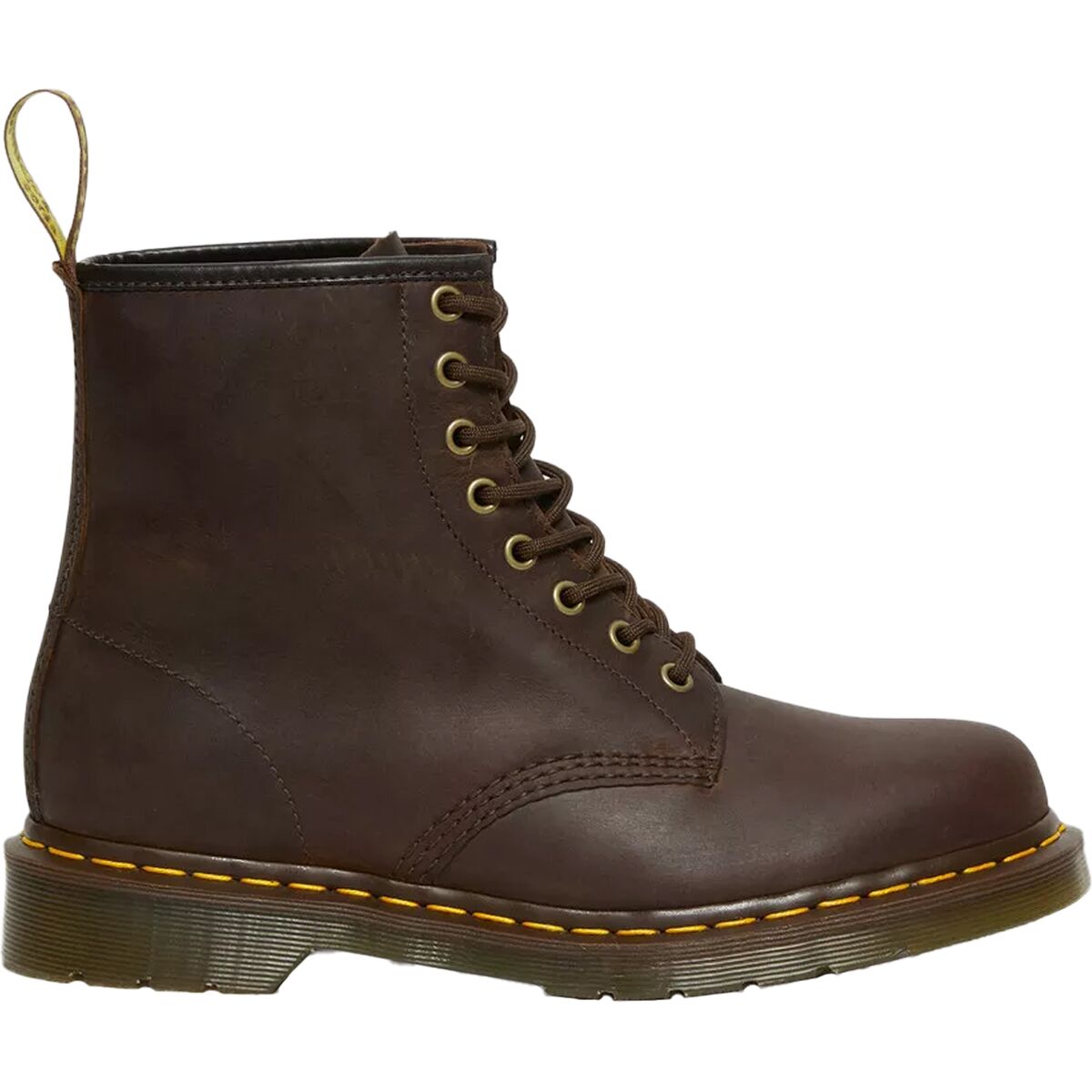 Image of Dr. Martens 1460 8 Eye Boot Dark Brown, Mens 7.0/Womens 8.0