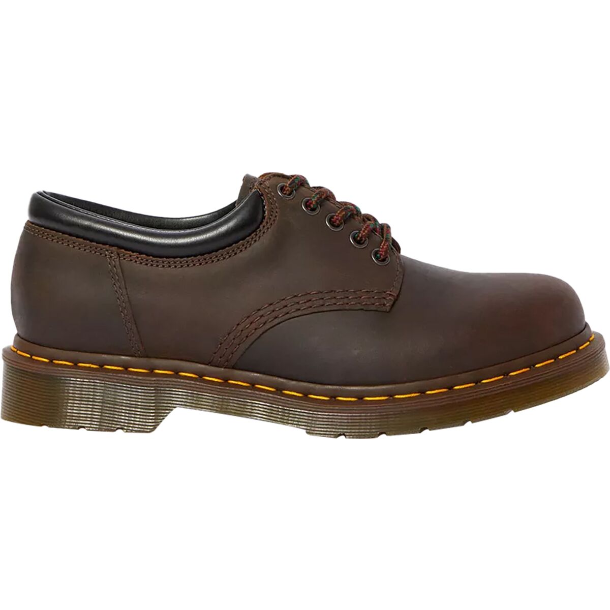Image of Dr. Martens 8053 5 Eye Shoe Dark Brown, Mens 12.0/Womens 13.0