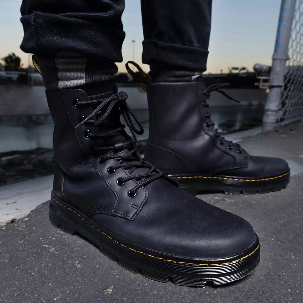 Dr. Martens Combs 8 Eye Boot - Footwear display picture 2