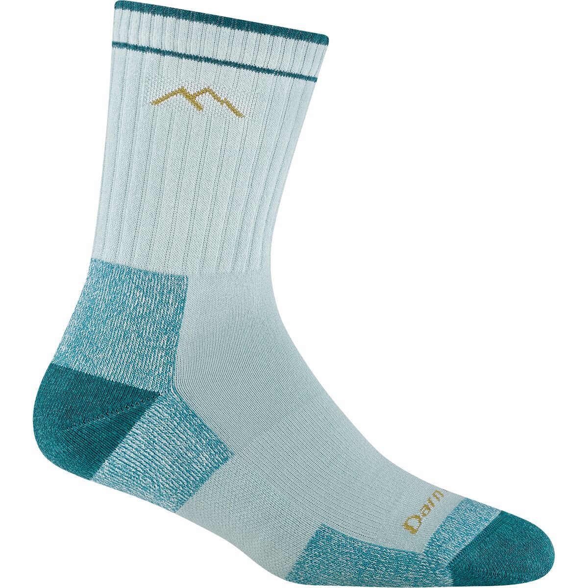 Image of Darn Tough Hiker Coolmax Micro Crew Cushion Socks - Women's Glacier, M