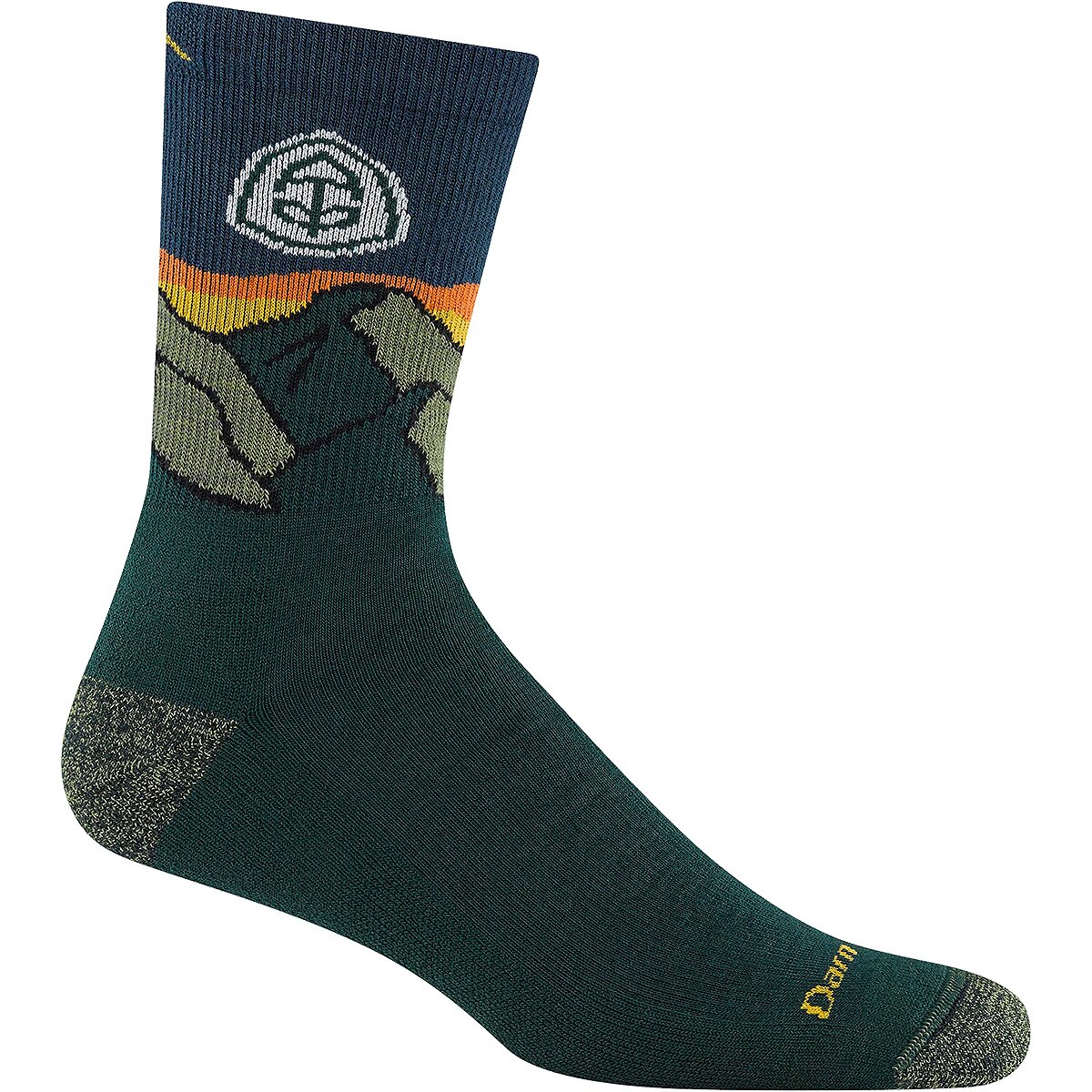 Image of Darn Tough ATC Micro Crew Cushion Sock - Men's Pine, L