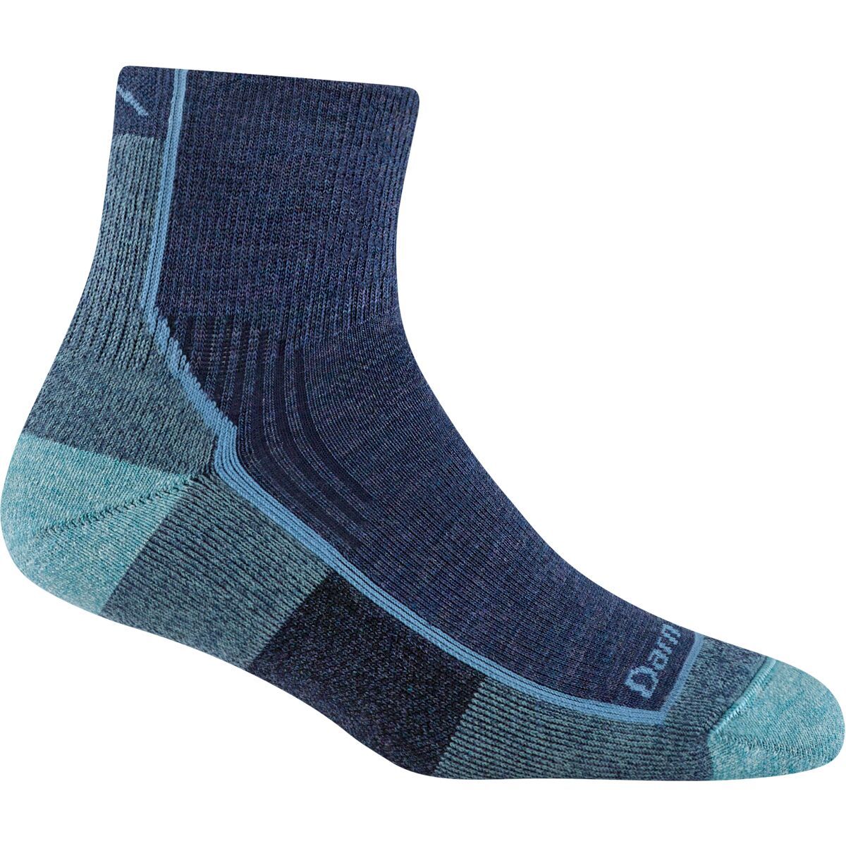 Image of Darn Tough Hiker 1/4 Cushion Sock - Women's Blue Jay, M