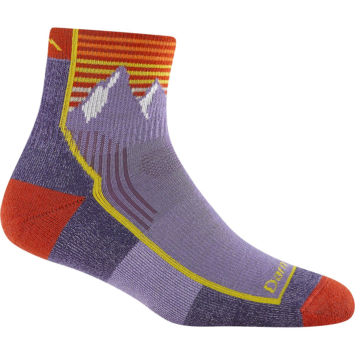 Image of Darn Tough Hiker 1/4 Cushion Sock - Women's Mountain Lupine, L