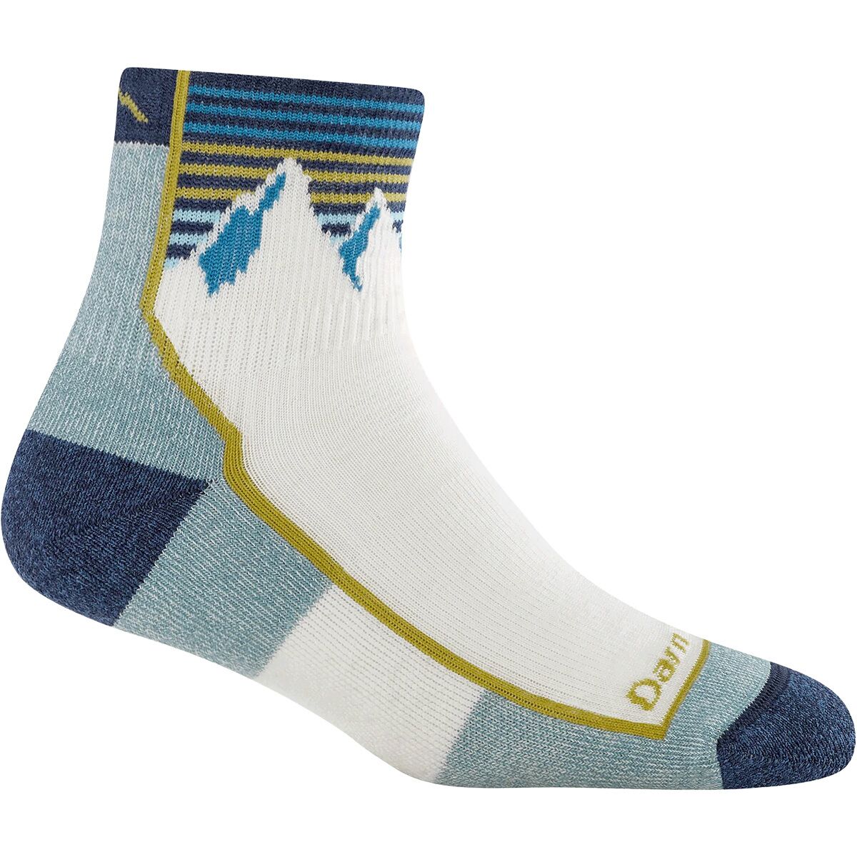 Image of Darn Tough Hiker 1/4 Cushion Sock - Women's Mountain White, M