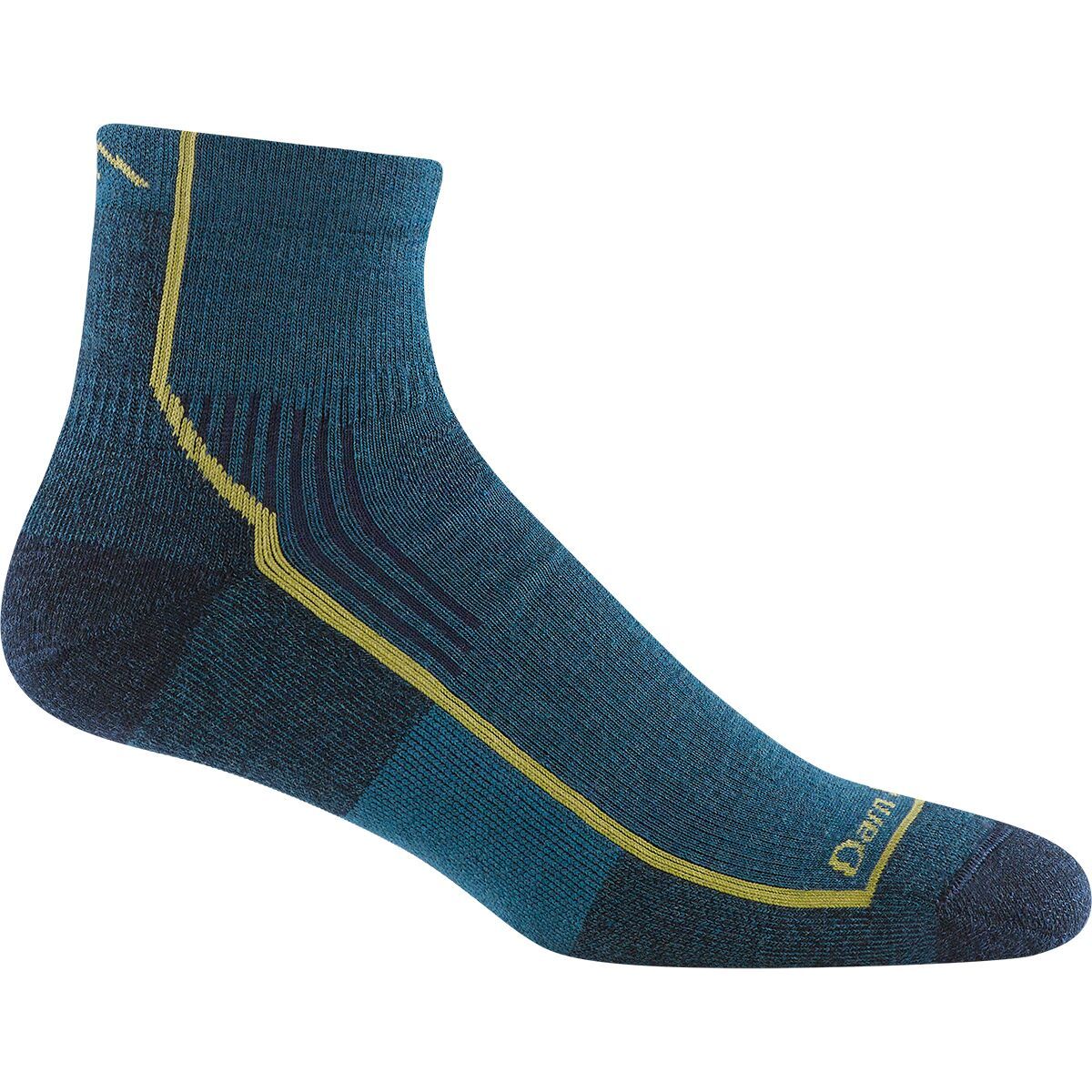 Image of Darn Tough Hiker 1/4 Cushion Sock - Men's Dark Teal, L