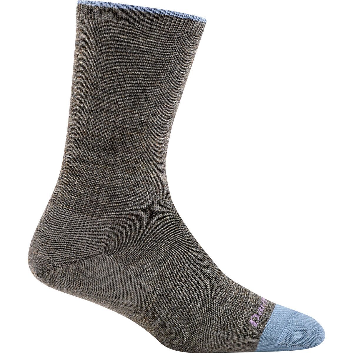 Image of Darn Tough Solid Basic Light Crew Sock - Women's Taupe, M
