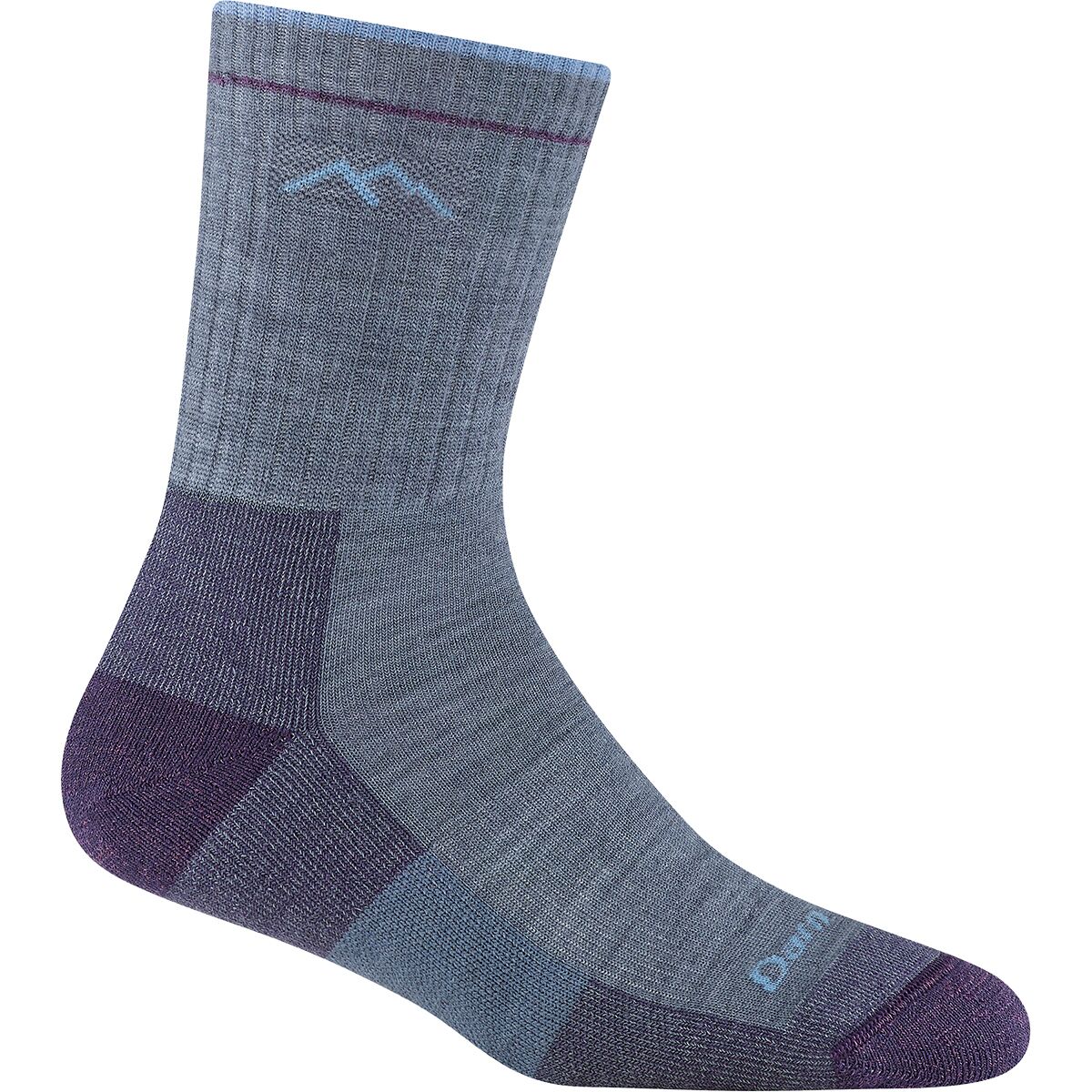 Image of Darn Tough Hiker Micro Crew Cushion Sock - Women's Light Denim, L