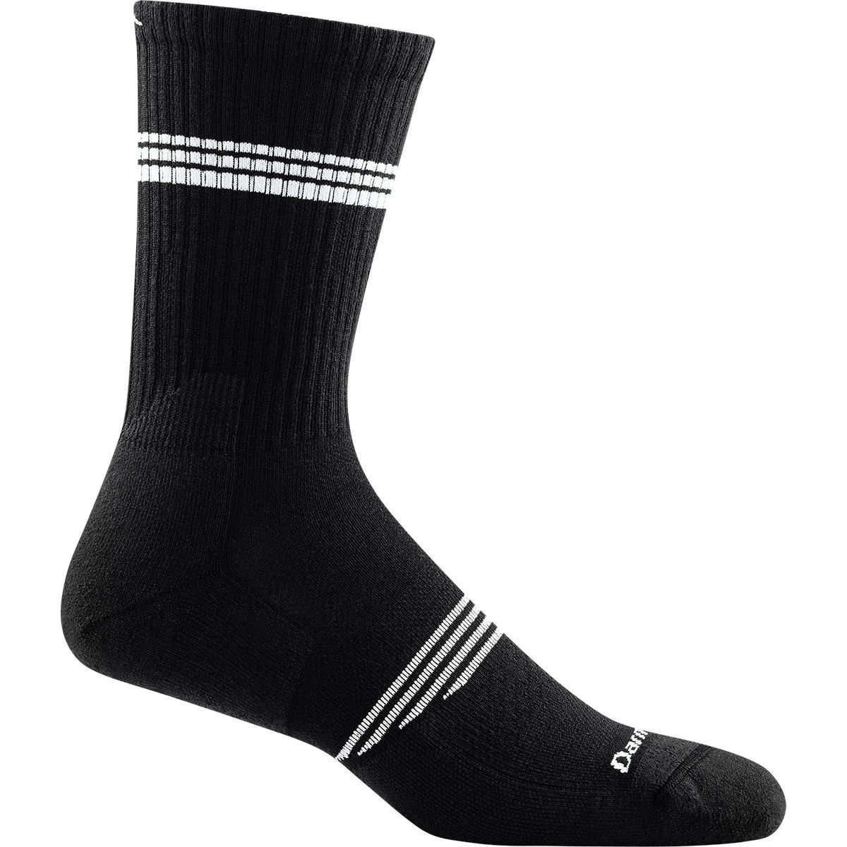 Darn Tough Element Crew Lightweight Cushion Sock - Men's Black, M