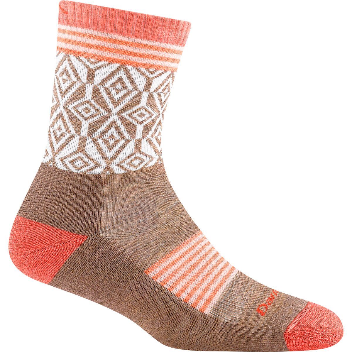 Darn Tough Sobo Micro Crew Lightweight Cushion Sock - Women's Bark, L