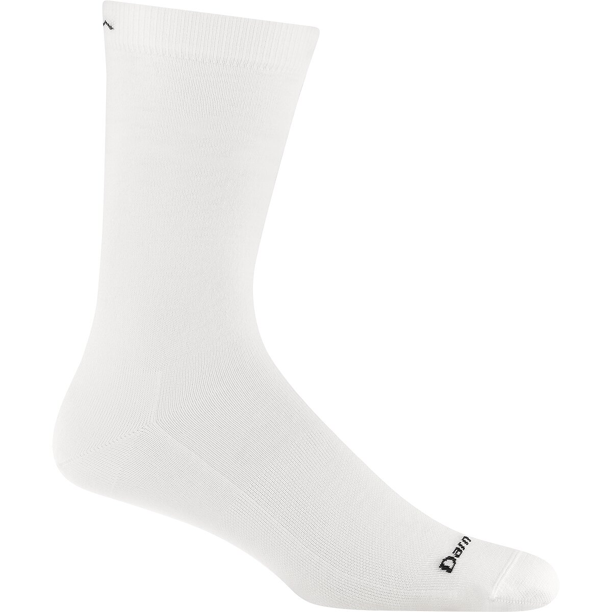 Image of Darn Tough Solid Crew Lightweight Sock Solid White, L