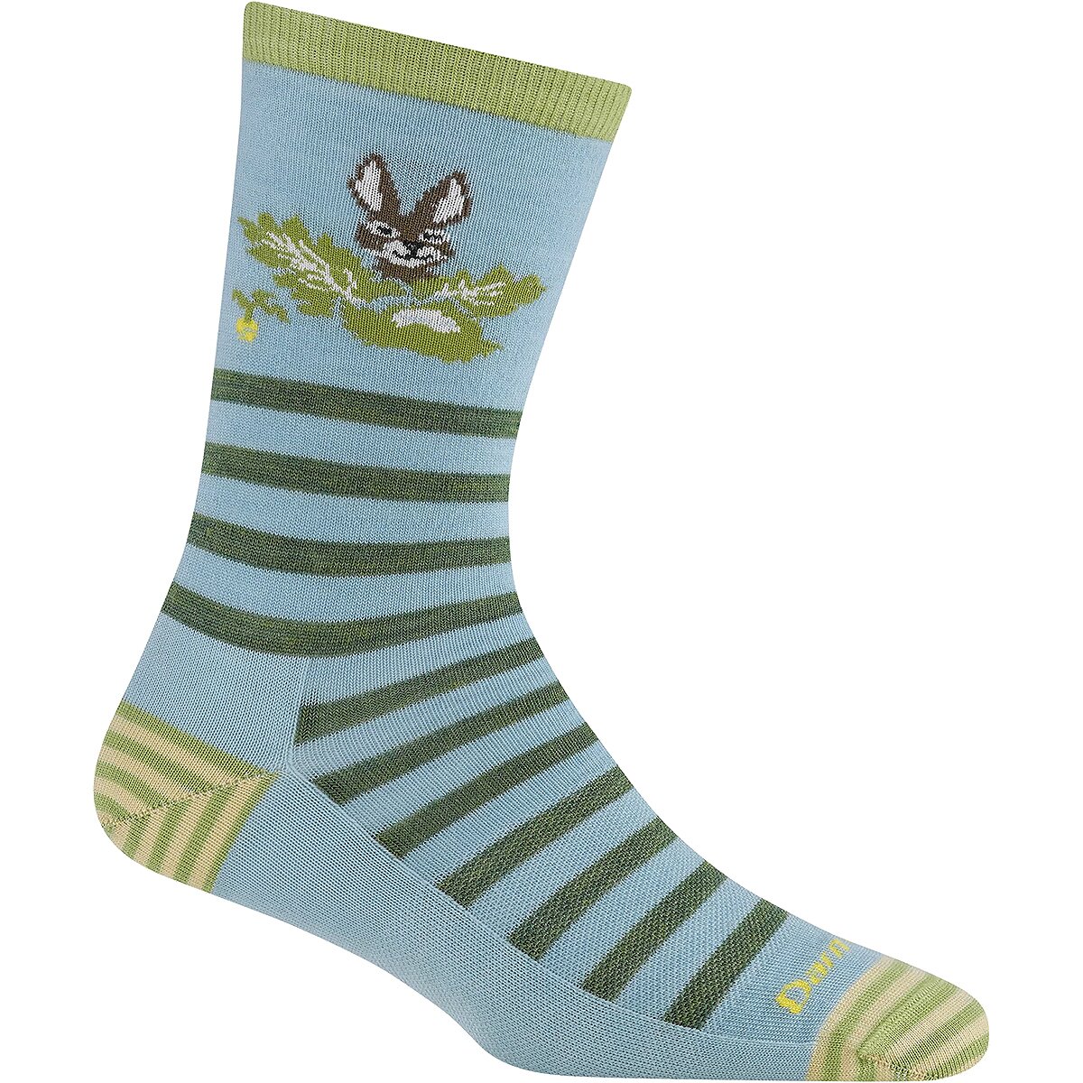 Image of Darn Tough Animal Haus Crew Lightweight Sock - Women's Bunny Blue, L
