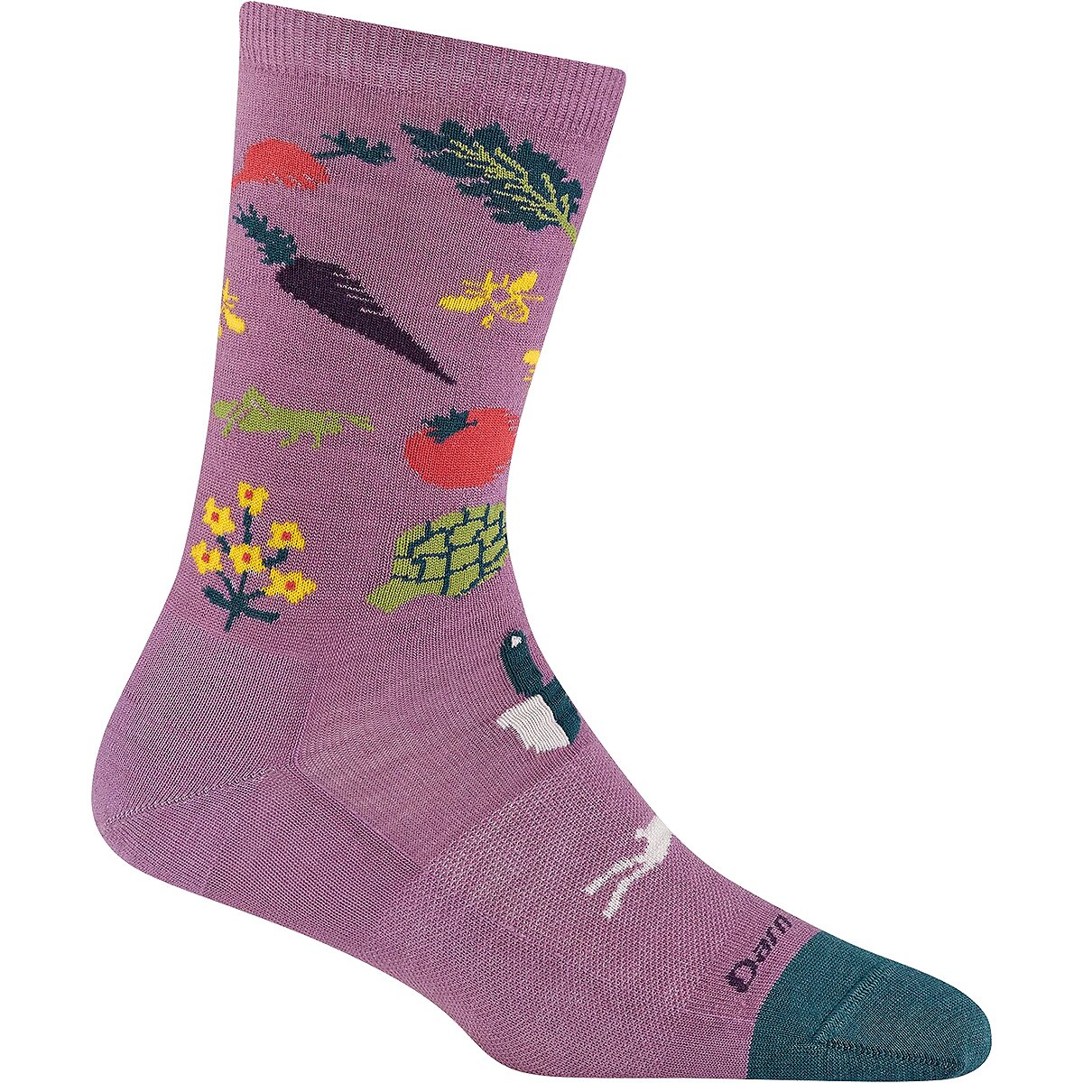 Image of Darn Tough Farmer's Market Crew Lightweight Sock - Women's Violet, S