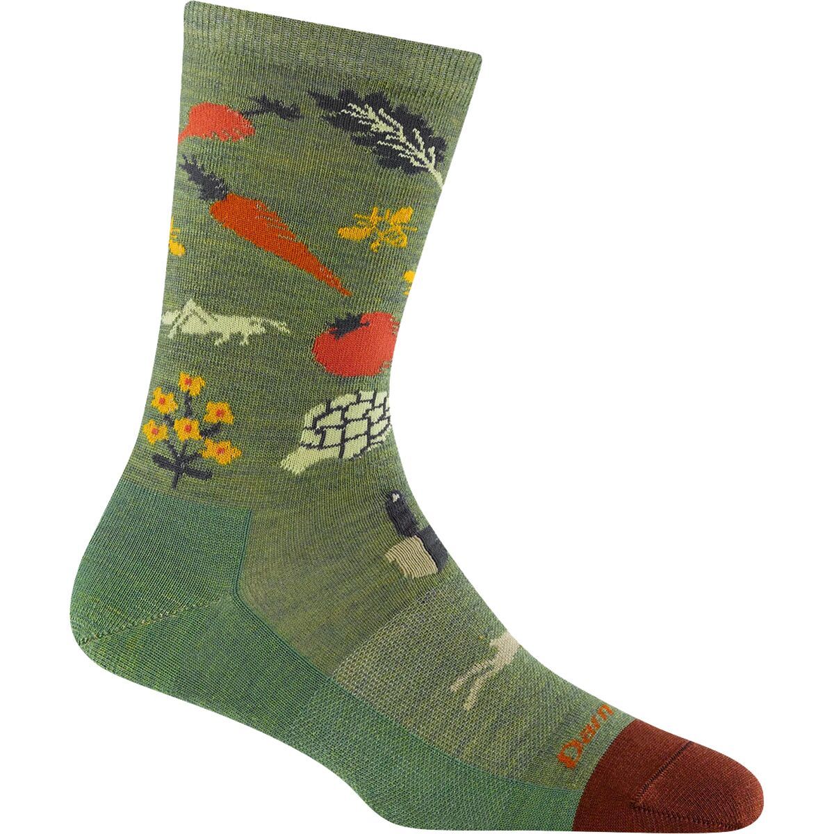 Image of Darn Tough Farmer's Market Crew Lightweight Sock - Women's Willow, M