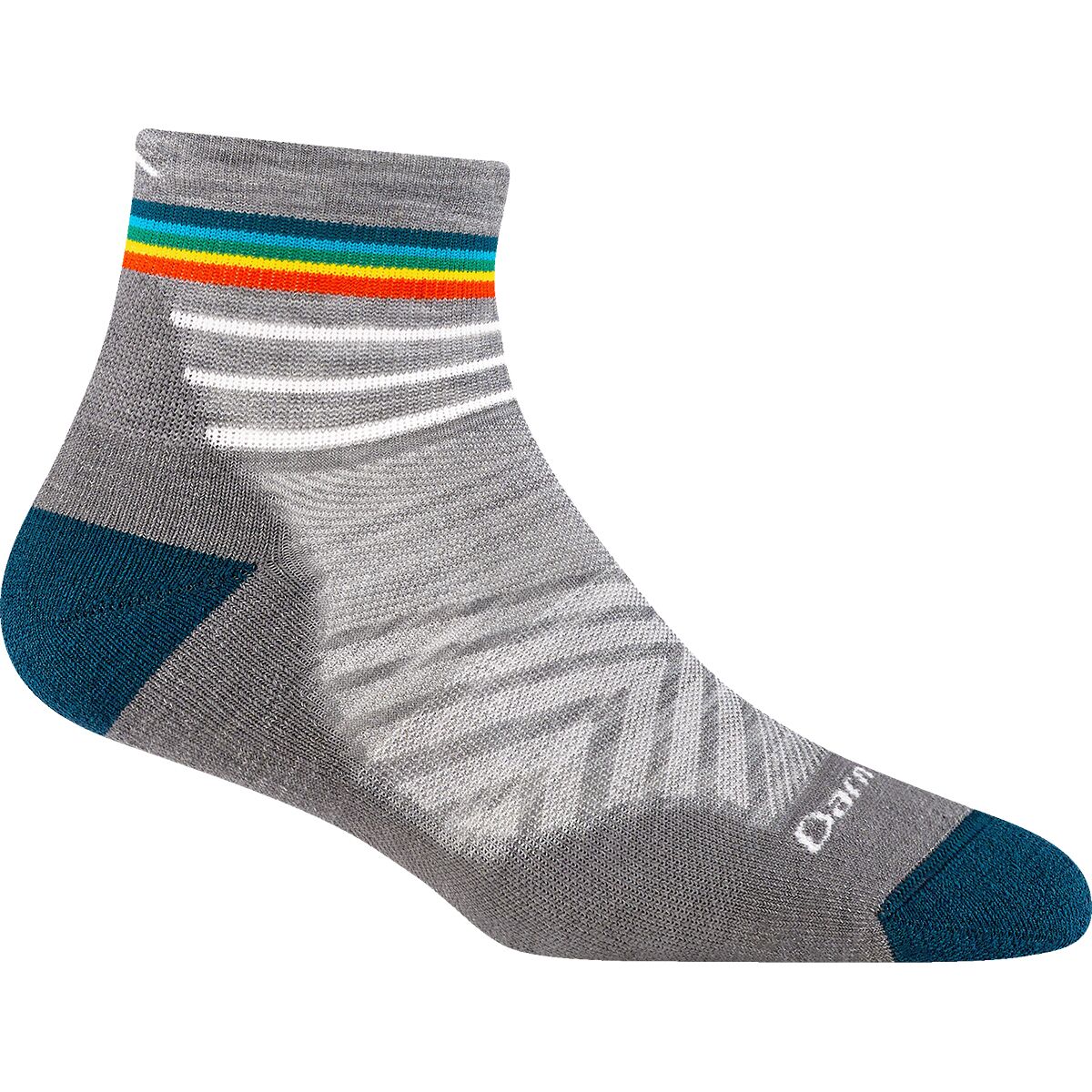 Image of Darn Tough Run 1/4 Ultra-Lightweight Cushion Sock - Women's Gray, L