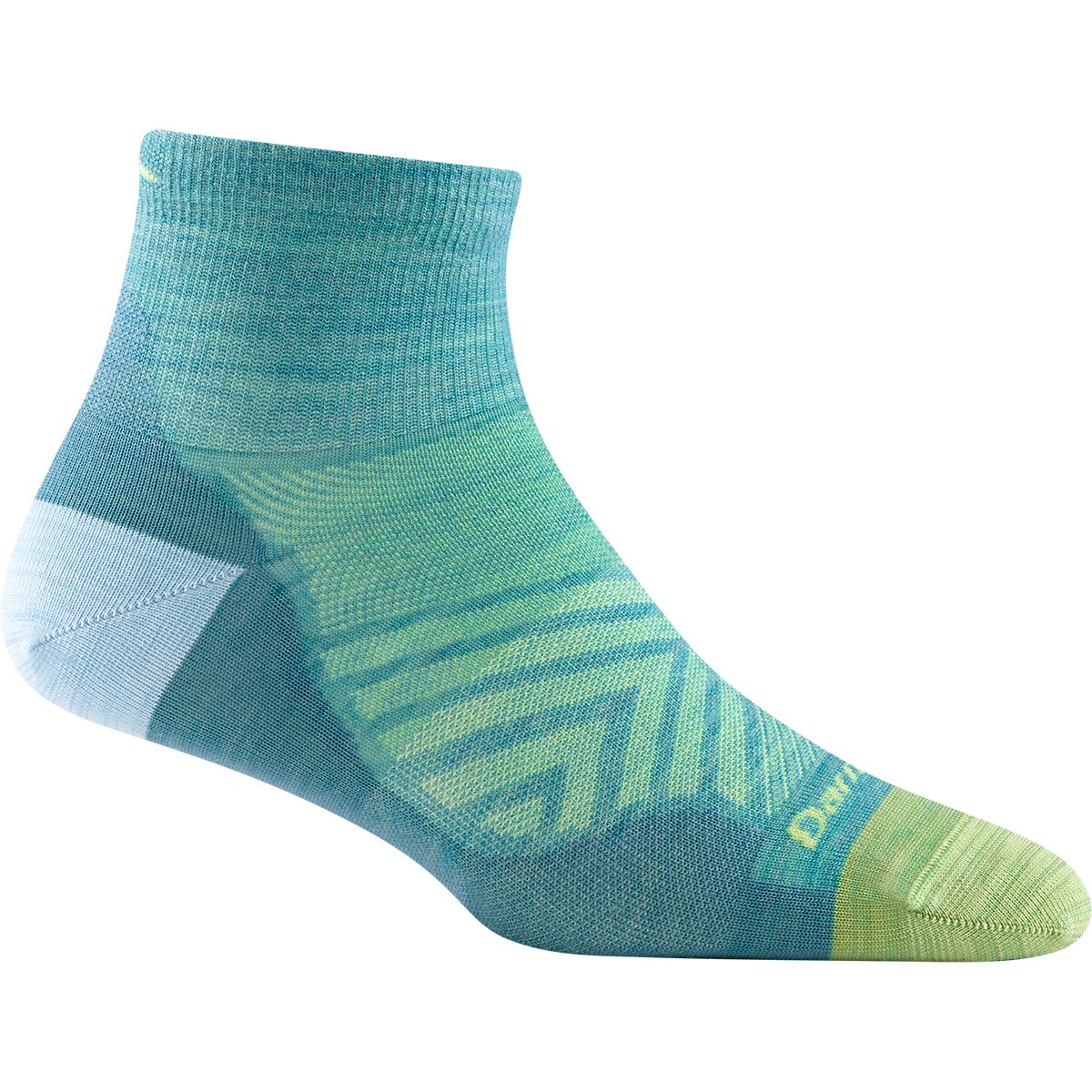 Image of Darn Tough Run 1/4 Ultra-Lightweight Sock - Women's Aqua, S