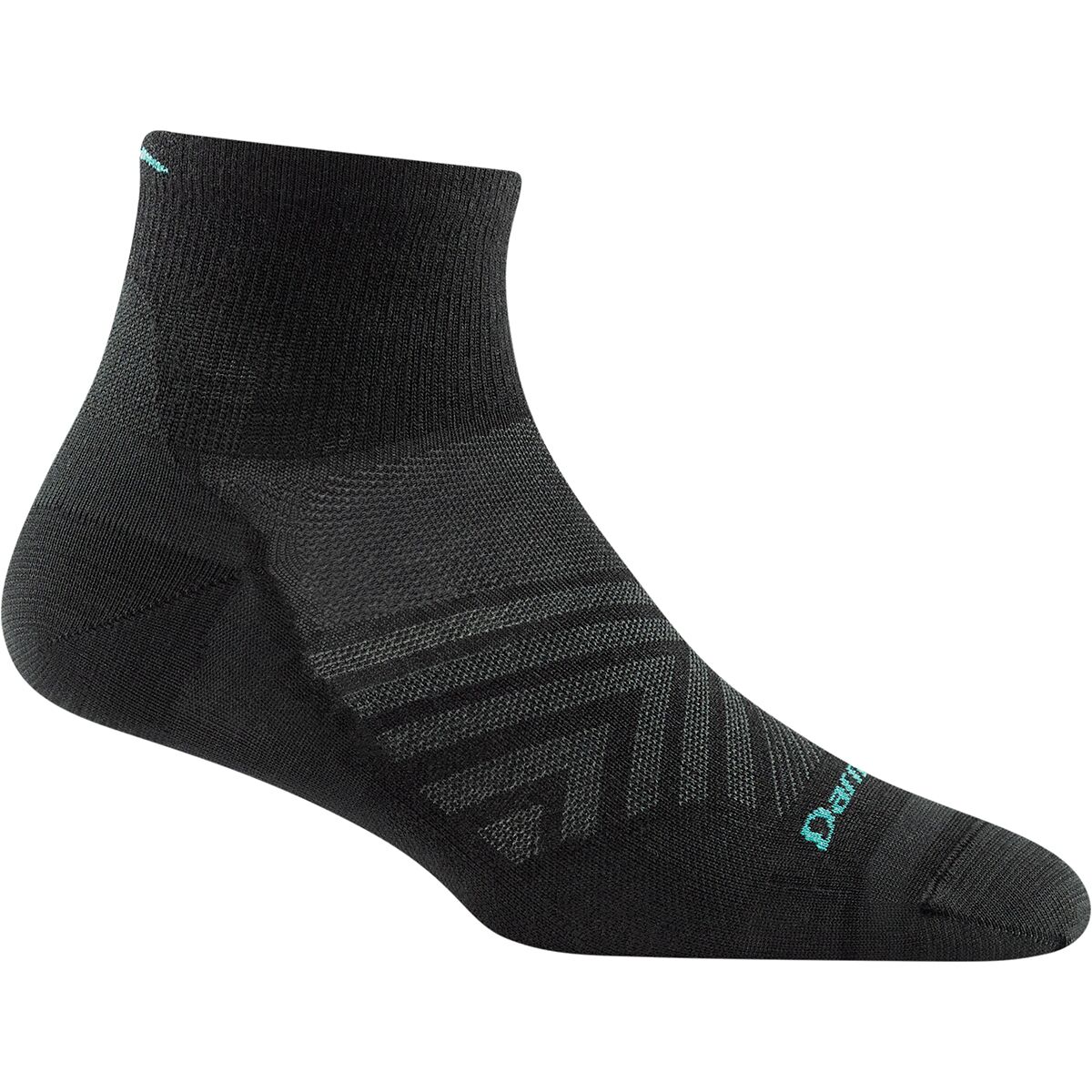 Image of Darn Tough Run 1/4 Ultra-Lightweight Sock - Women's Black, M