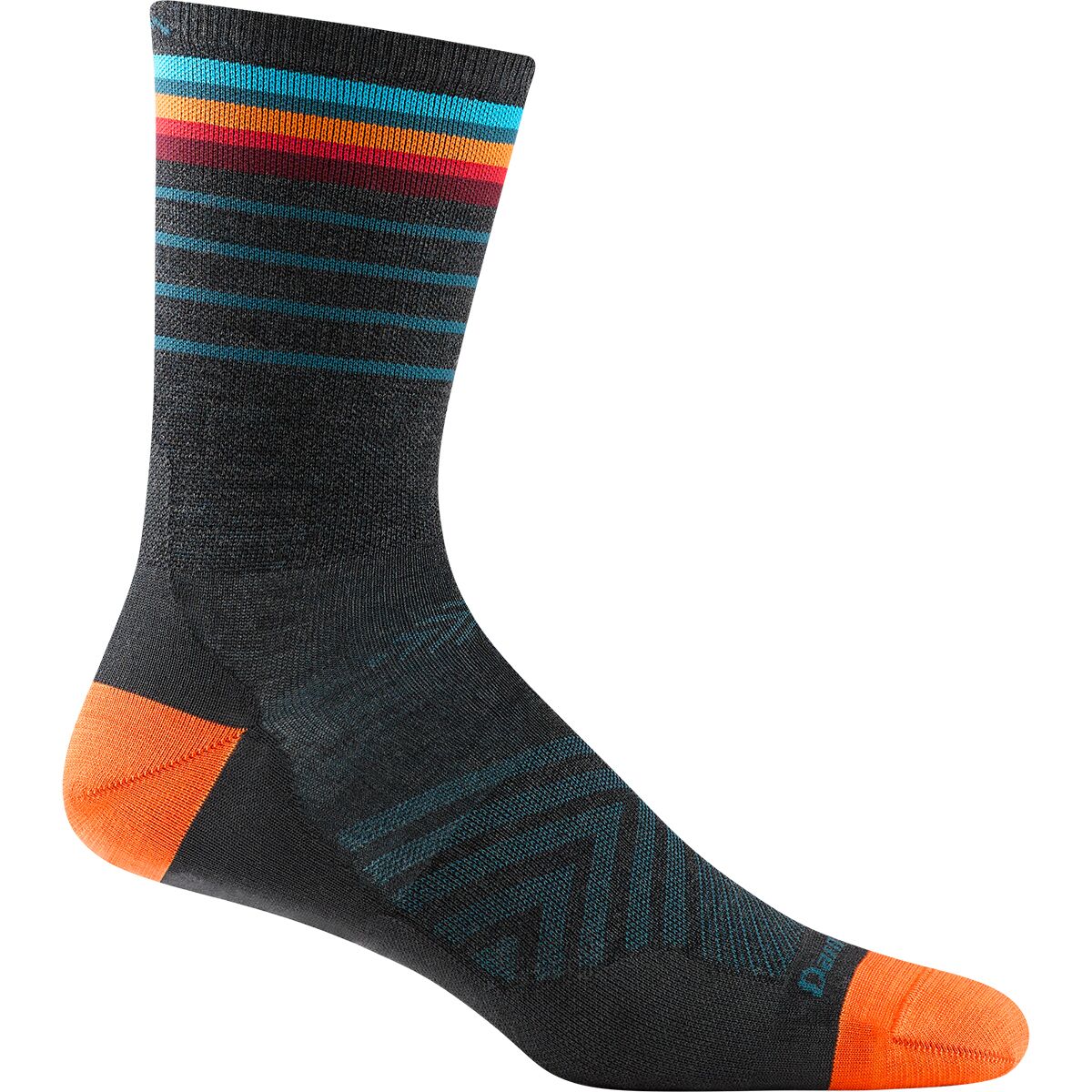 Image of Darn Tough Stride Micro Crew Ultra-Lightweight Sock Charcoal, L