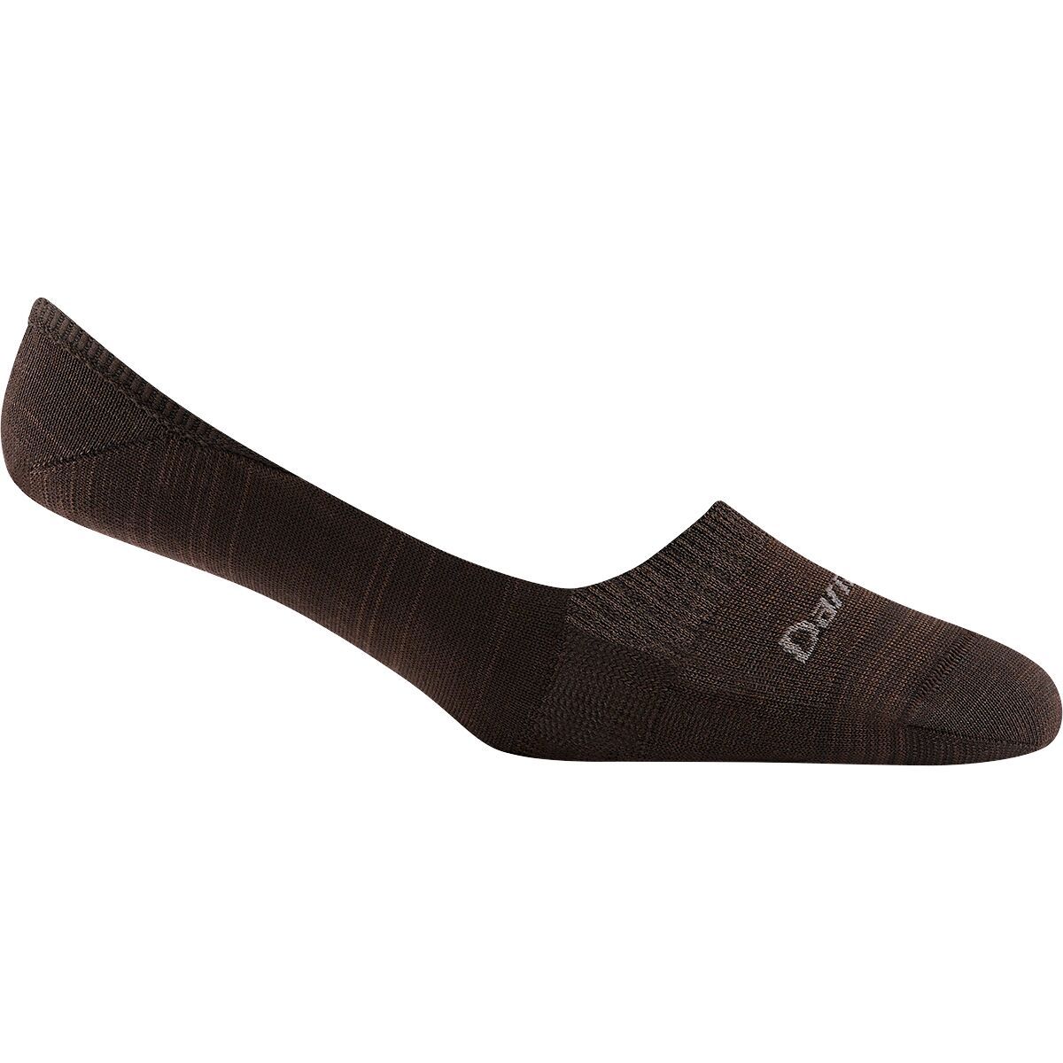 Darn Tough Top Down Solid No-Show Invisible Lightweight Sock - Women's Espresso, M