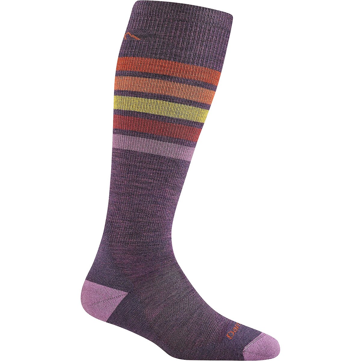 Image of Darn Tough Snowburst OTC Midweight Cushion Sock - Women's Plum, M