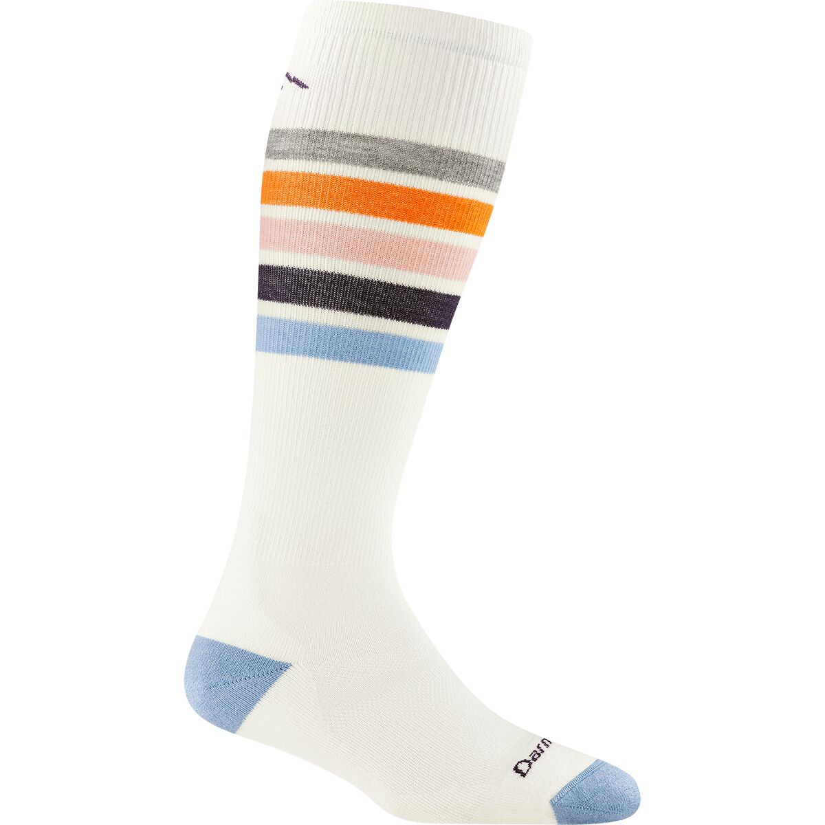 Image of Darn Tough Snowburst OTC Midweight Cushion Sock - Women's White, S