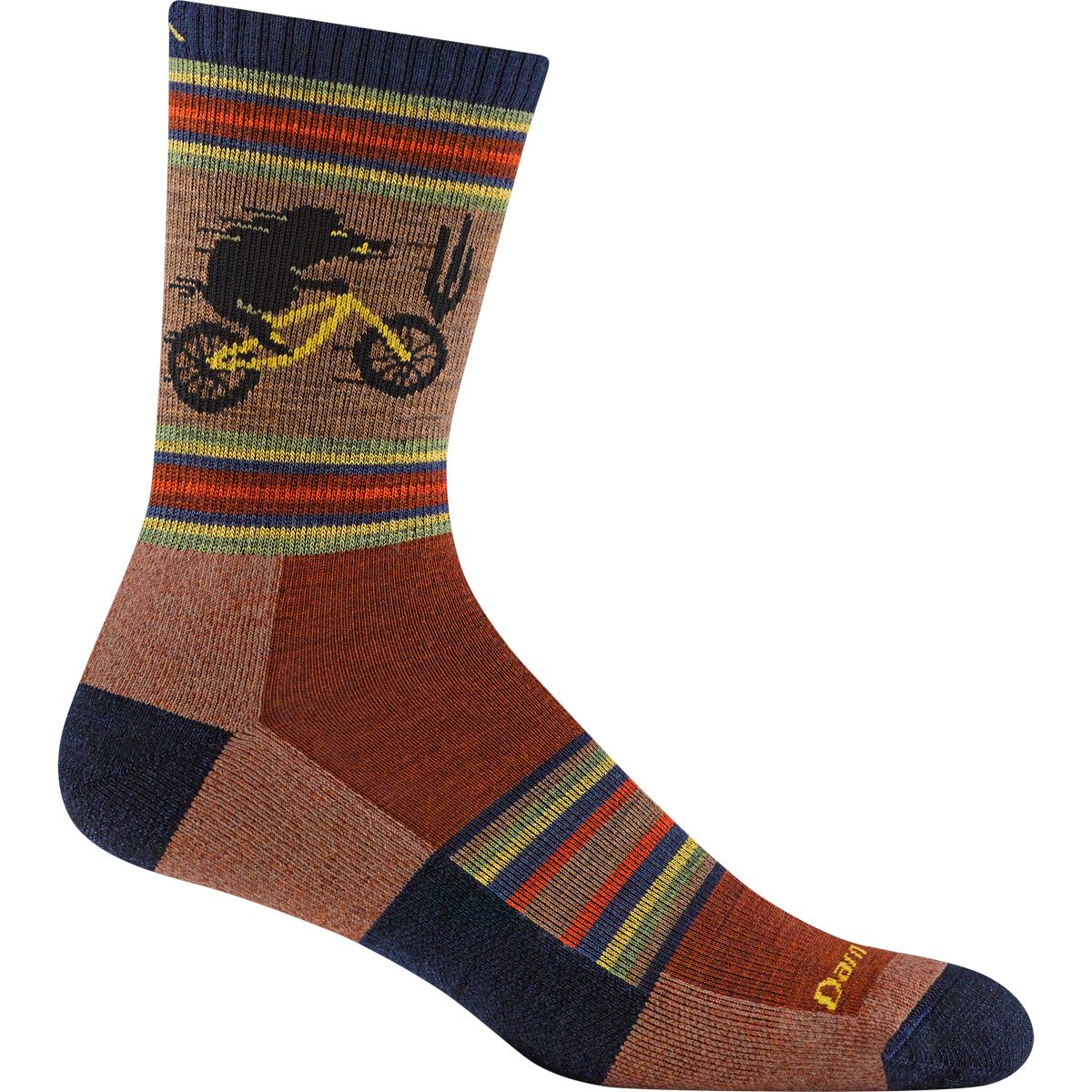 Darn Tough Darn Tough Willoughby Micro Crew Lightweight Cushion Sock Chestnut, XL