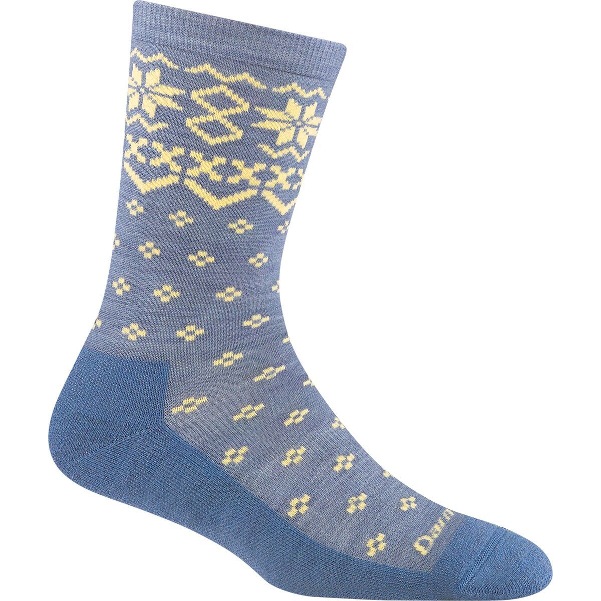 Darn Tough Shetland Crew Lightweight Cushion Sock - Women's Light Denim, S