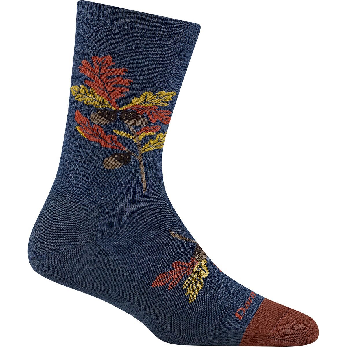Image of Darn Tough Blossom Crew Lightweight Sock - Women's Oak Denim, M