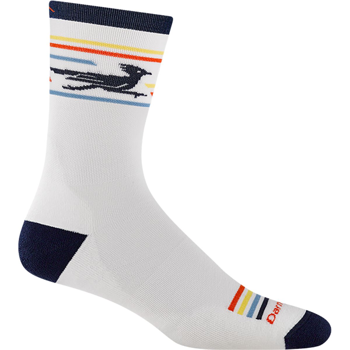 Image of Darn Tough Frontrunner Micro Crew Ultra-LW + Cushion Sock White, L