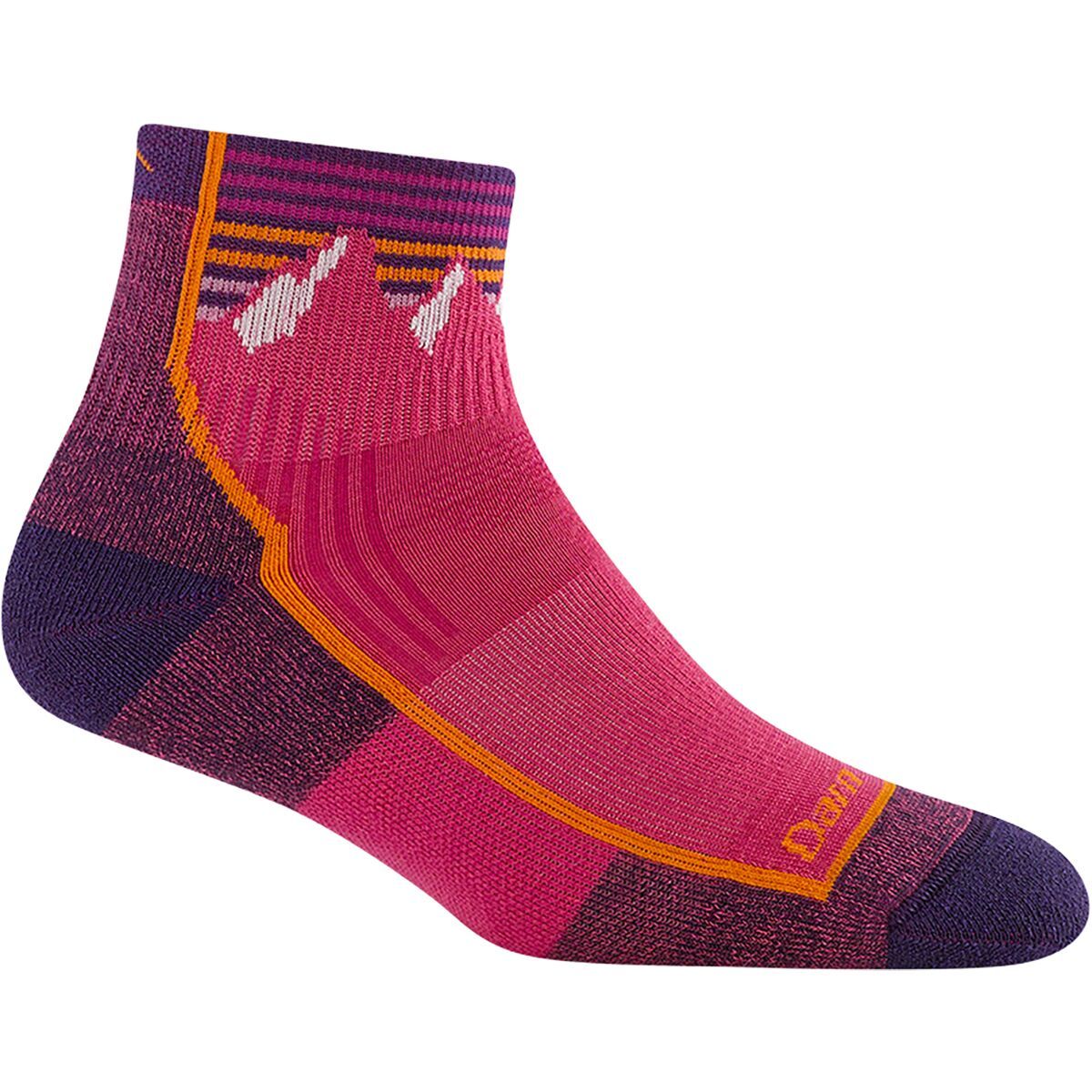 Image of Darn Tough Quest 1/4 Lightweight + Cushion Sock - Kids' Mountain Berry, S