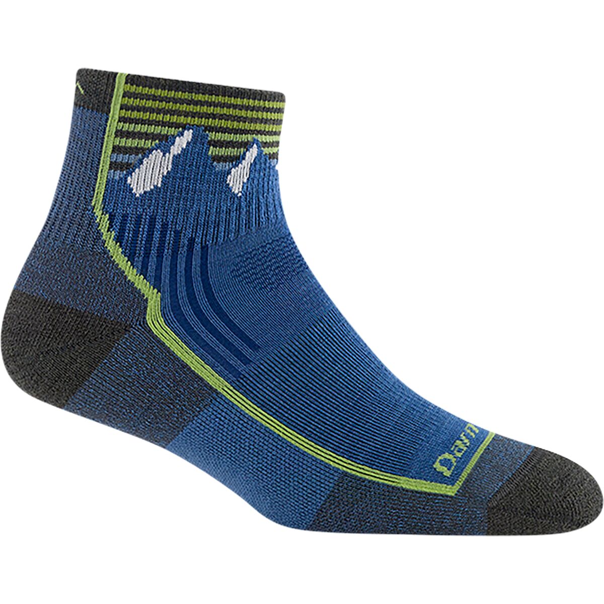 Image of Darn Tough Quest 1/4 Lightweight + Cushion Sock - Kids' Mountain Blue, L