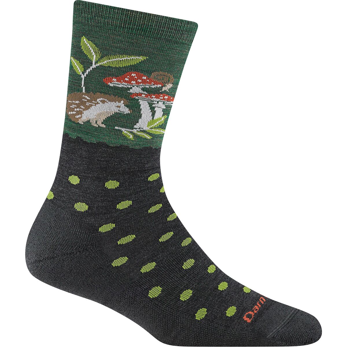 Image of Darn Tough Wild Life Lightweight Cushion Crew Sock - Women's Hedgehog Moss, S