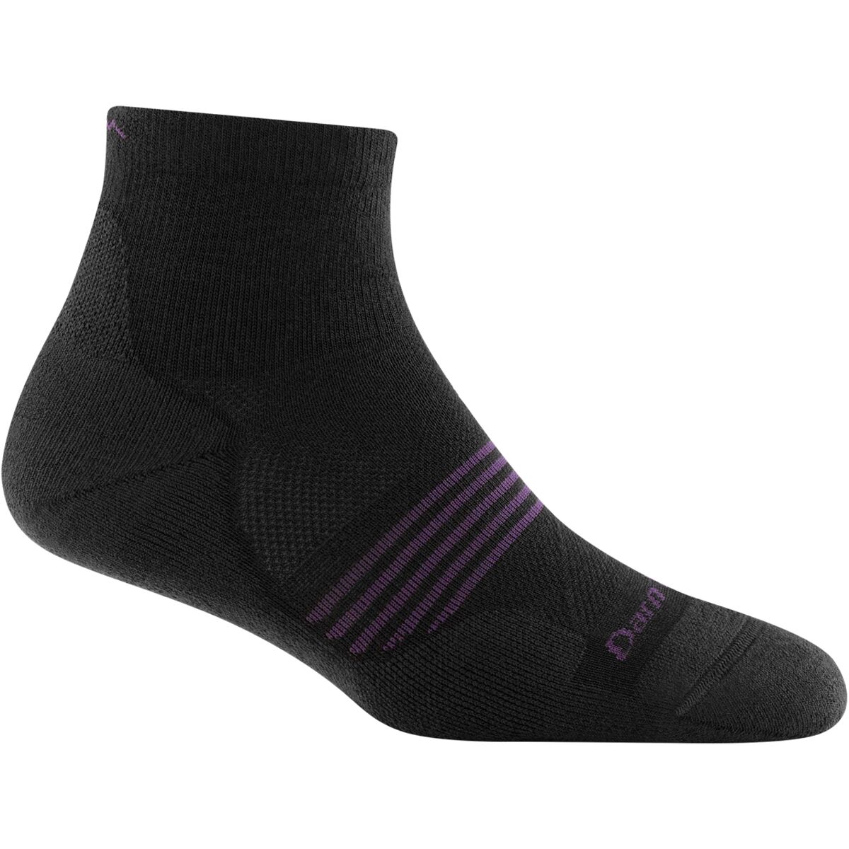 Darn Tough Darn Tough Element 1/4 Lightweight Cushion Sock - Women's Black, M