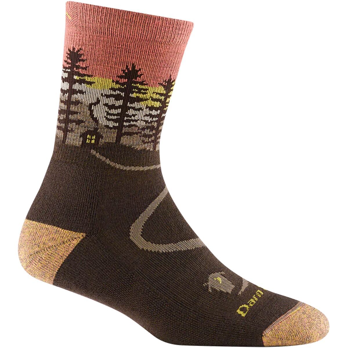 Image of Darn Tough Northwoods Micro Crew Midweight Cushion Sock - Women's Earth, L