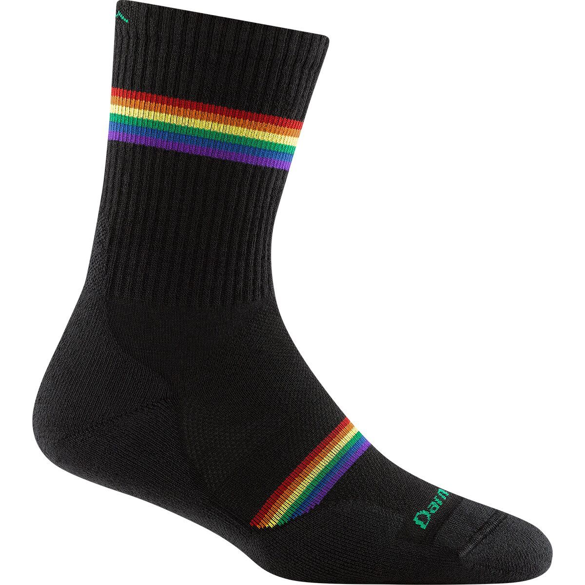 Darn Tough Prism Crew Lightweight + Cushion Sock - Women's Black, M