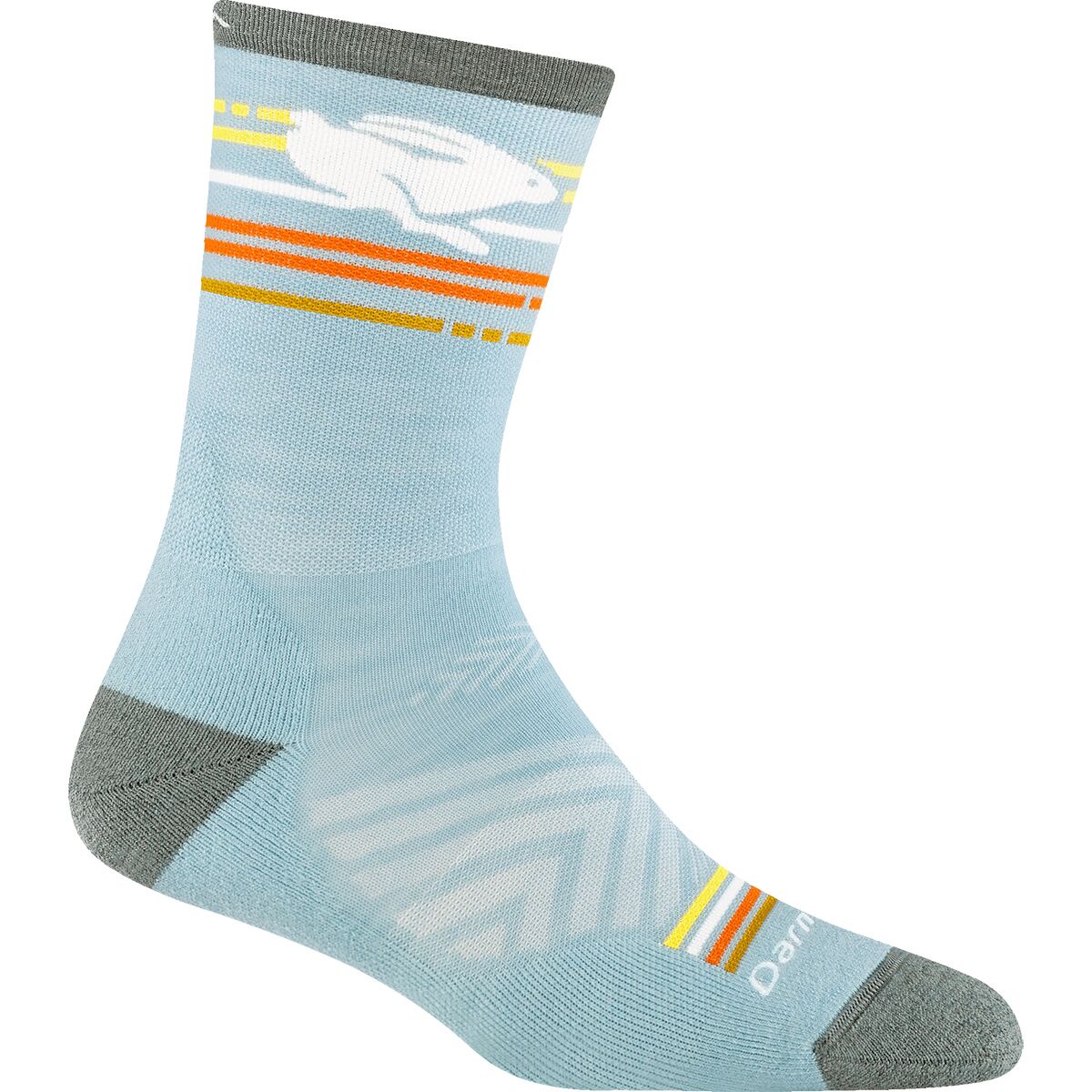 Image of Darn Tough Pacer Micro Crew Ultra-Lightweight Cushion Sock - Women's Glacier, L