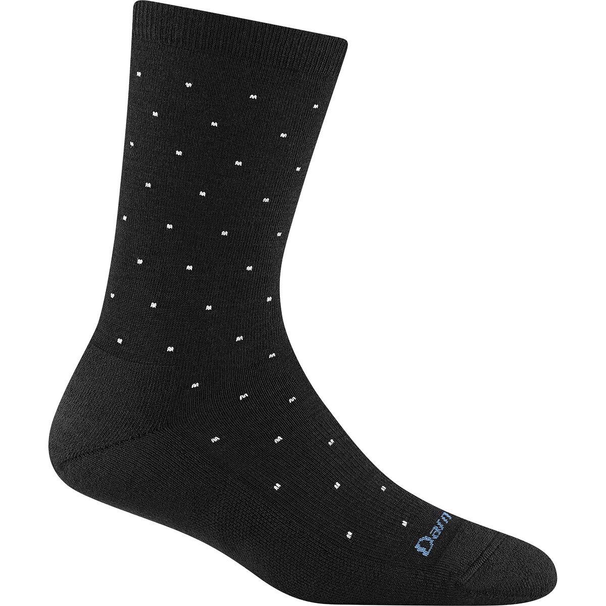 Image of Darn Tough Pin Drop Crew Lightweight Cushion Sock - Women's Black, S