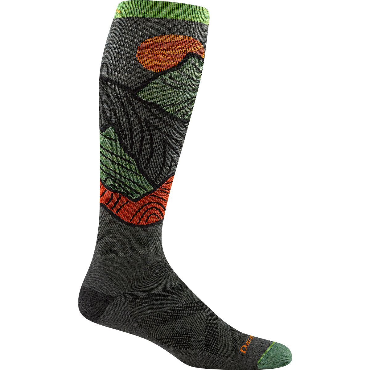 Image of Darn Tough Titan OTC Lightweight Sock + Cushion Forest, L