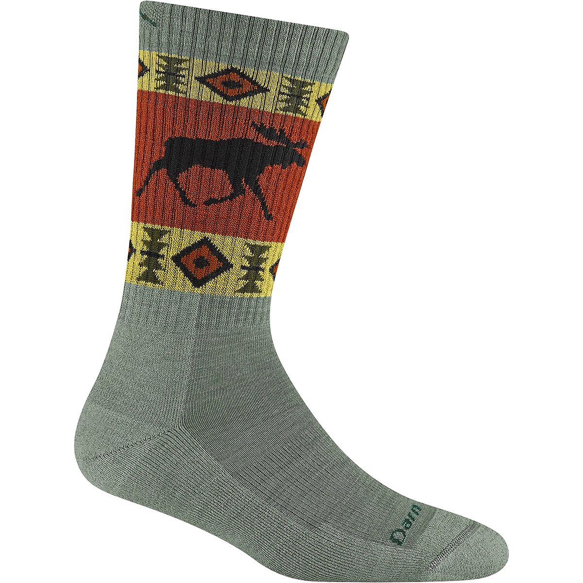 Image of Darn Tough Grizzle Boot Midweight Sock - Women's Moose Meadow, M