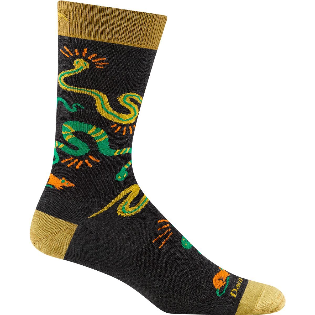 Image of Darn Tough Field Guide Crew Lightweight Sock - Men's Charcoal, M