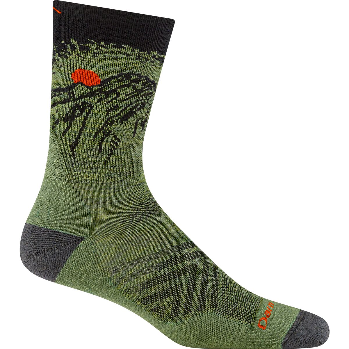 Image of Darn Tough Vert Micro Crew Ultra-Lightweight Cushion Sock - Men's Lichen, L