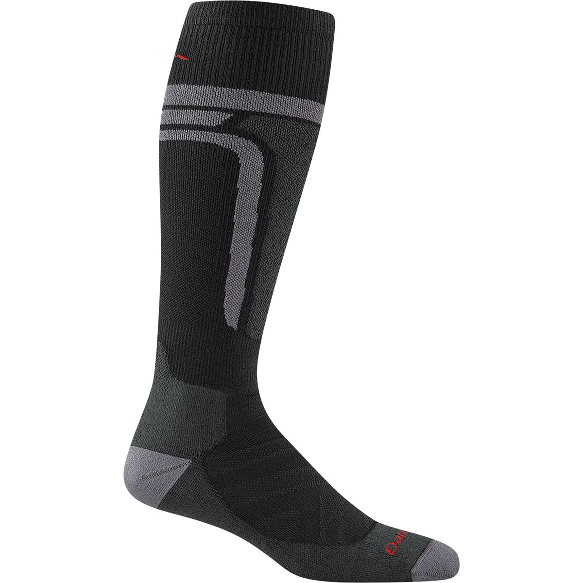 Image of Darn Tough Edge Thermolite OTC MW Cushion + Padded Shin Sock - Men's Black, M