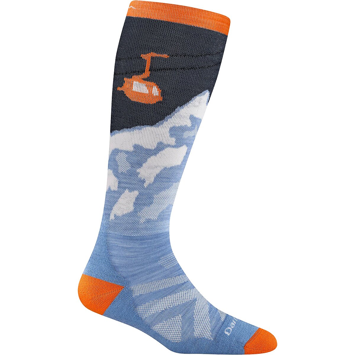 Image of Darn Tough Little Yeti OTC Midweight Cushion Sock - Kids' Midnight, L