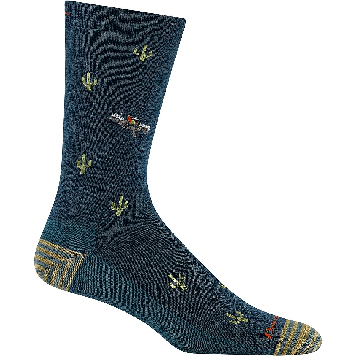 Image of Darn Tough Wool'd Wool'd West Crew Lightweight Sock Dark Teal, L