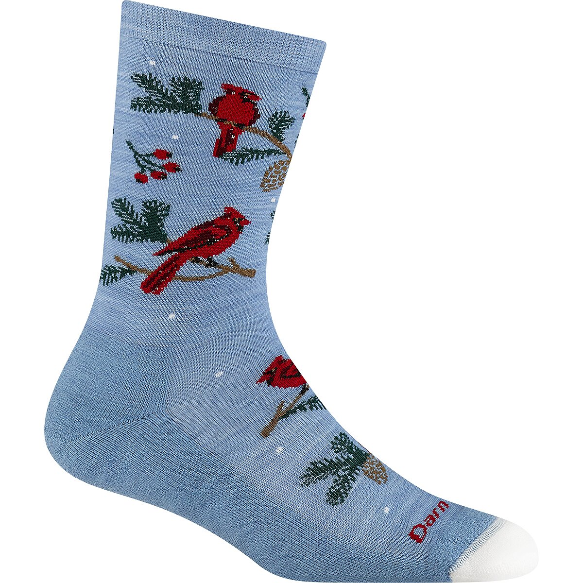 Image of Darn Tough Cardi Party Crew Lightweight + Cushion Sock - Women's Vapor, L