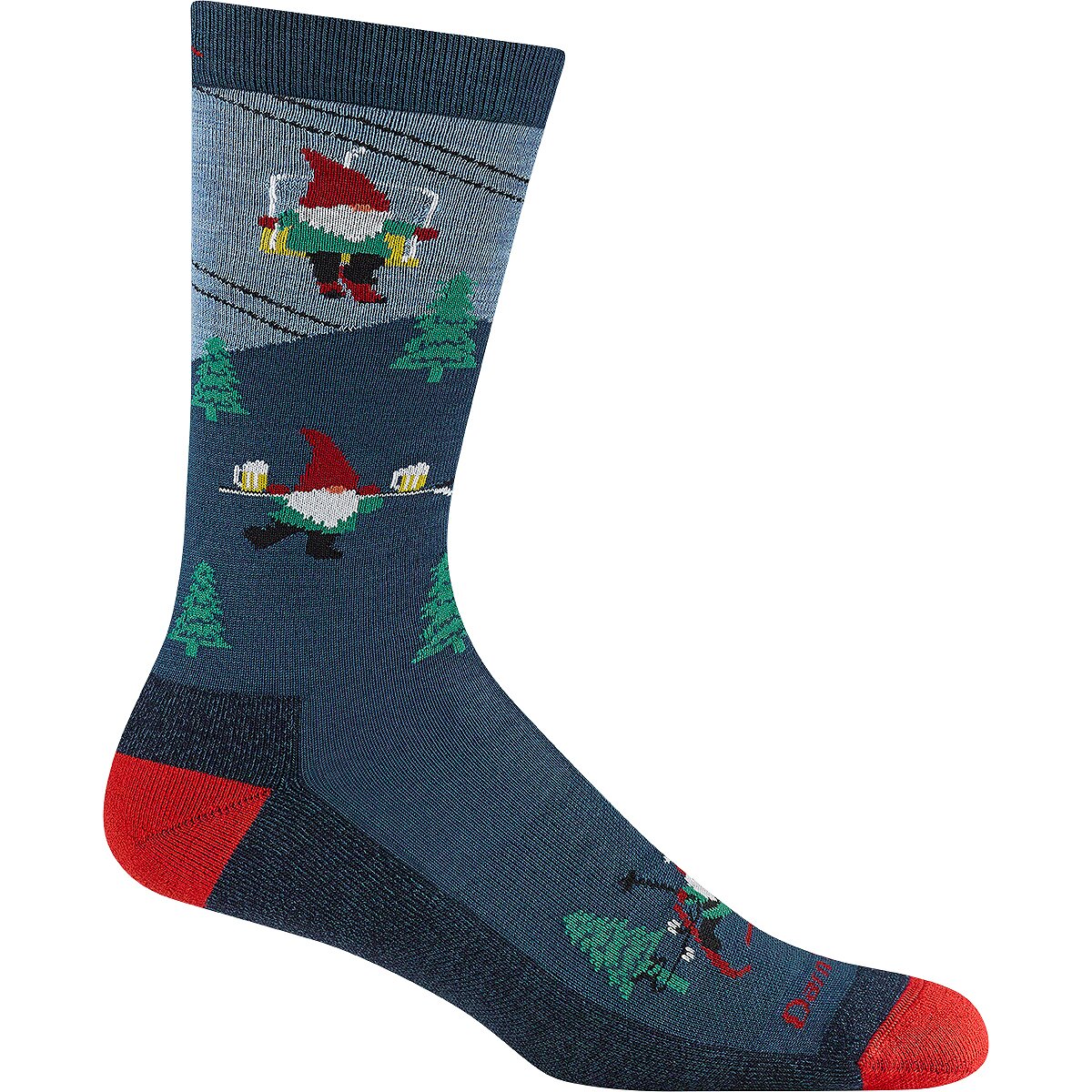 Image of Darn Tough Gnome Patrol Crew Lightweight + Cushion Sock - Men's Arctic, XL
